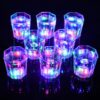 Set of 24 LED Light-Up Shot Glasses – Glow in the Dark Party Favors for Weddings & Birthdays - Image 2