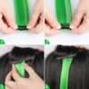 12 Pcs Clip-In Rainbow Hair Extensions – 22" Synthetic Highlights for Women & Kids - Image 4