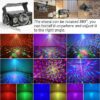 RGB Party Disco Light – 3-Lens Sound-Activated DJ Strobe for Home, Parties, and Holiday Decor - Image 3