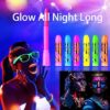 Glow-in-the-Dark Face & Body Paint Crayons – Neon Fluorescent Makeup for Halloween & Glow Parties - Image 4