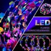 50PCS LED Flower Crowns – Light-Up Headbands for Women, Weddings & Parties - Image 4