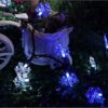 12.8ft 50 LED Snowflake Lights – Cool White & Blue for Christmas & Home Decor - Image 4