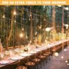 600 LED Curtain Lights, 9.5x19.6ft – Warm White Plug-In String Lights with Remote & 8 Modes - Image 4