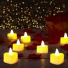 2000 Artificial Rose Petals & 24 LED Tea Lights – Romantic Decor for Valentine's Day, Weddings & Anniversaries - Image 2