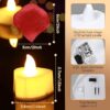 2000 Artificial Rose Petals & 24 LED Tea Lights – Romantic Decor for Valentine's Day, Weddings & Anniversaries - Image 3