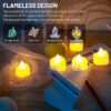 2000 Artificial Rose Petals & 24 LED Tea Lights – Romantic Decor for Valentine's Day, Weddings & Anniversaries - Image 4