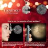 Preserved Real Red Rose with "I Love You" Necklace – Eternal Flower Gift for Women, Wife, Mom, Girlfriend - Image 2