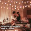 9.85Ft String Lights – 20 Pink Heart LEDs & Pom Poms with Timer for Valentine’s, Wedding, & Party Decor - Image 4