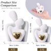 Mini Couple Statue – Romantic Shelf Decor for Living Room or Anniversary Gift - Image 2