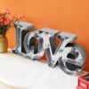 Bright Zeal 16"x7" LED LOVE Sign – Mirror Front Marquee Light for Wall, Table, or Valentine’s Decor - Image 4