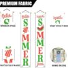 Summer Door Banner – 12x71" Popsicle & Watermelon Porch Sign, "Sweet Time" Hanging Flag for Front Door & Yard - Image 3