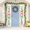 Summer Door Banner – 12x71" Popsicle & Watermelon Porch Sign, "Sweet Time" Hanging Flag for Front Door & Yard - Image 4