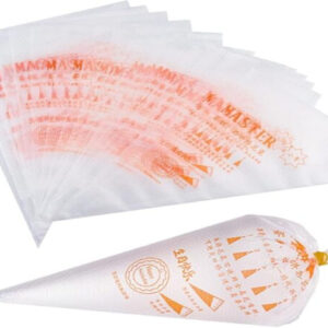 Piping Bags Disposable,10 Inch Pastry Bags,200 Tipless Icing Bags for Cake Decorating