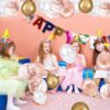 60 Rose Gold Confetti Balloons – 12'' White Latex with Gold Ribbon for Weddings & Parties - Image 5
