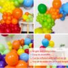 111-Piece Rainbow Balloon Arch Kit – 18'', 12'', 5'' Latex Balloons for Party Decor - Image 5