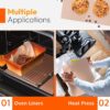 Teflon Sheets for Heat Press & Baking – 16"x20", Reusable PTFE Liners, Heat Resistant & Food Safe (3-Pack) - Image 5