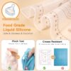 Silicone Pastry Mat with Cutter – Non-Slip, Non-Stick, 4mm High Edge for Dough - Image 3