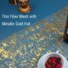 Gold Sequin Table Runner – 2-Pack, 11"x108" Glitter Decor - Image 2