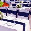 12-Pack Navy Blue Satin Table Runner – 12"x108" for Weddings, Banquets & Parties - Image 5