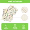 Wildflowers & Eucalyptus Table Runner – 13"x72" for Spring & Summer Home Decor - Image 5