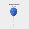 50 Blue & Green Confetti Balloons – 12'' Latex Balloons for Party Decorations - Image 2