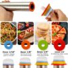 Rolling Pin Set with Thickness Rings, Silicone Pastry Mat & Bench Scraper – Stainless Steel for Baking & More - Image 2