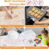 Silicone Pastry Mat with Cutter – Non-Slip, Non-Stick, 4mm High Edge for Dough - Image 2