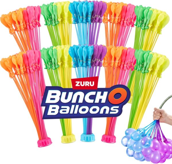 ZURU Tropical Party Water Balloons – 330+ Rapid-Fill Self-Sealing Balloons (10 Bunches)"