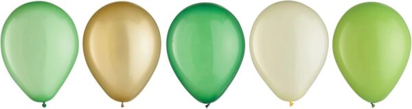 25-Piece 5'' Latex Balloon Assortment – Party Essentials for Weddings & Events
