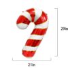 3Pcs Candy Cane Foil Balloons, Christmas & New Year Party Decorations - Image 4
