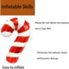 3Pcs Candy Cane Foil Balloons, Christmas & New Year Party Decorations - Image 2