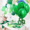 30Pcs Green Round Foil Balloons, 18" Party Decorations - Image 2