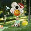 28Pcs Sports Foil Balloon Set, 18" Baseball, Basketball, Soccer & Volleyball Party Decorations - Image 2