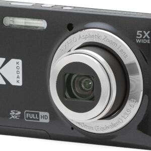 FZ55-BK 16MP Digital Camera 5X Zoom 1080P Full HD Vlogging