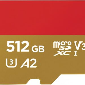 512GB Extreme microSDXC Card with Adapter, 190MB/s, U3, V30