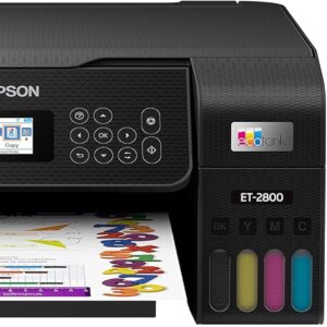 EcoTank ET-2800 Wireless Color All-in-One Supertank Printer Black