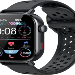 Men’s GPS Smartwatch 2.06" AMOLED Fitness Tracker Heart Rate