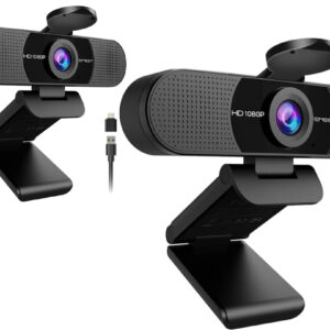 1080P Webcam C960 Dual Mic 90° FOV USB Plug-and-Play
