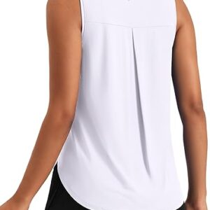 Women’s Sleeveless Workout Tank Top for Yoga Running and Gym Training