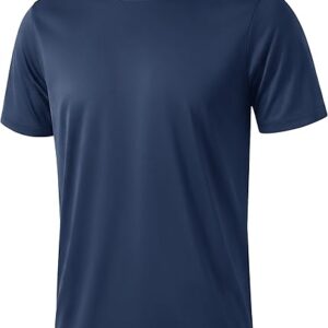 Men’s UPF 50+ Quick Dry Athletic Shirt for Outdoor Sports Activities