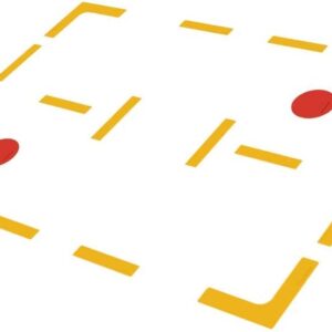Portable Court Line Markers for Pickleball Tennis Training and Practice Courts